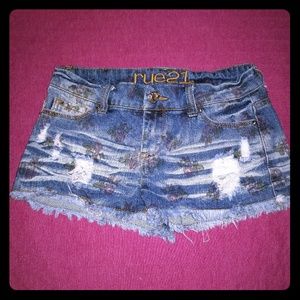 🌟Rue21 size 1 floral shorts🌟